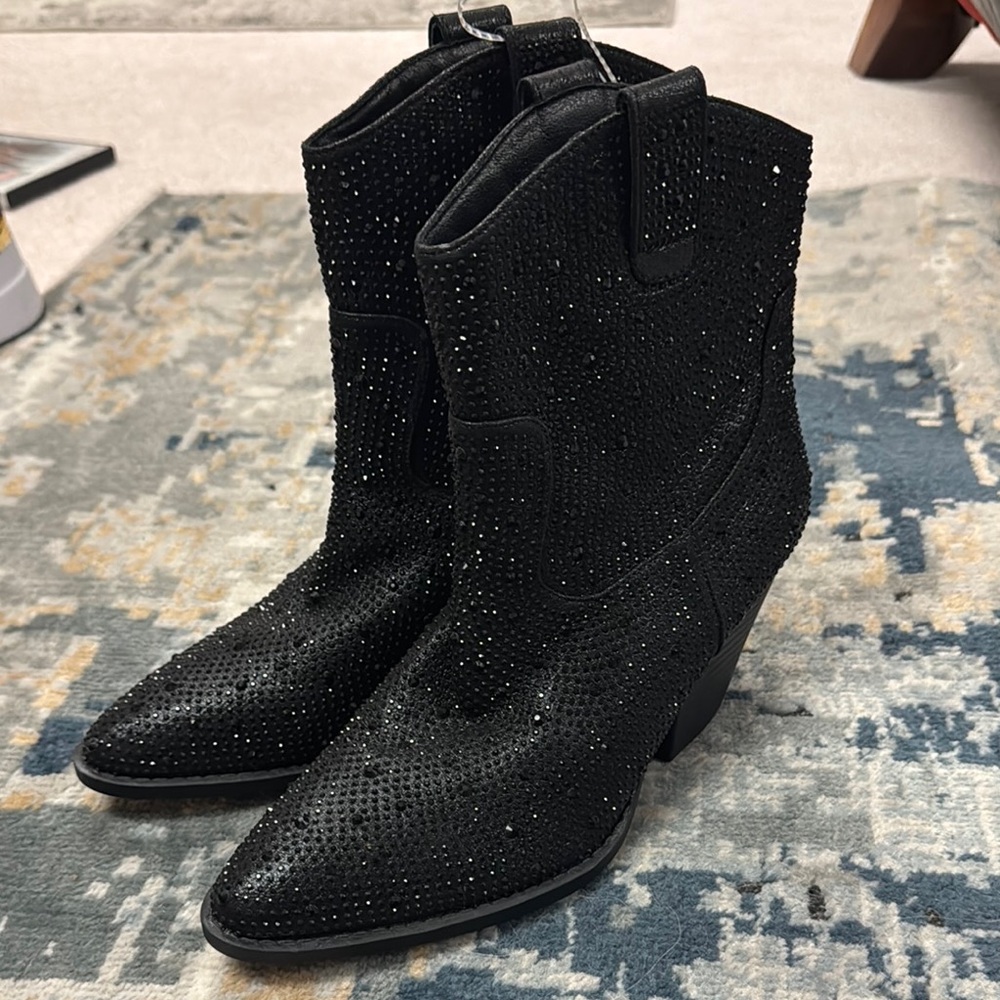 Black Women's Cowboy Boots